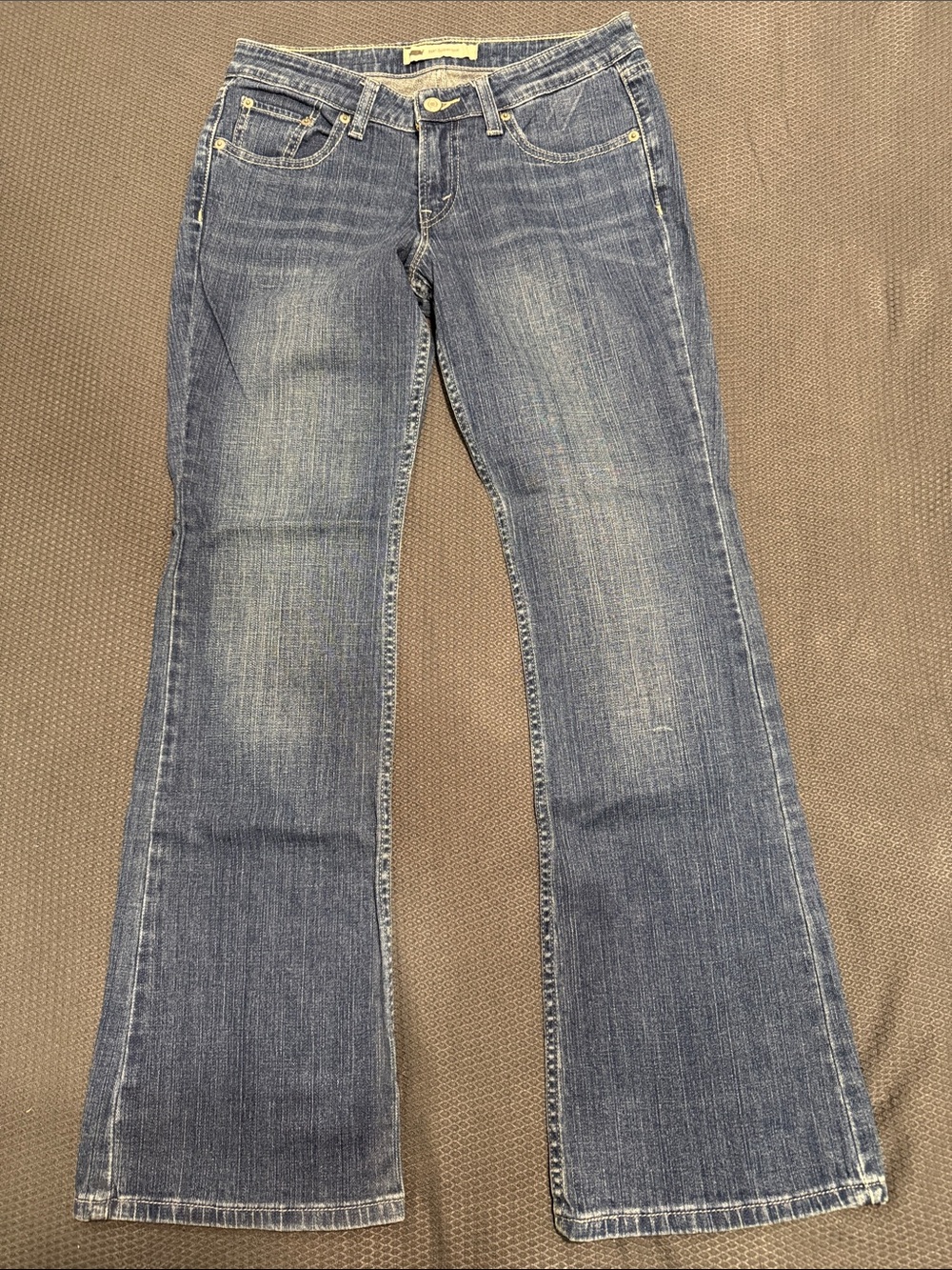 518 Superlow Women’s Blue Bootcut Jeans - Classic Denim 5